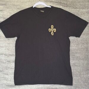 October's Very Own OVO Black T-Shirt Gold Logo Graphic Mens Large Short Sleeve